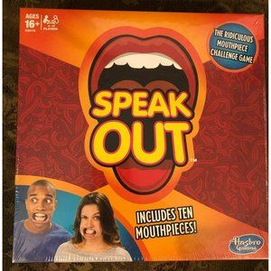 New and Sealed Hasbro Gaming Speak Out Game Ages 16+ 4-10 Players, The Ridiculou